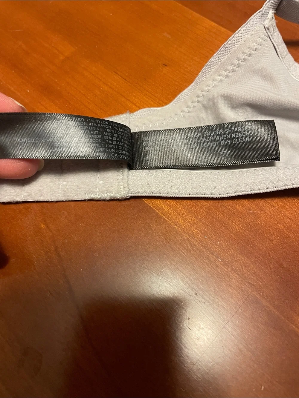 Natori Light Gray Lace-Accent T-Shirt Bra